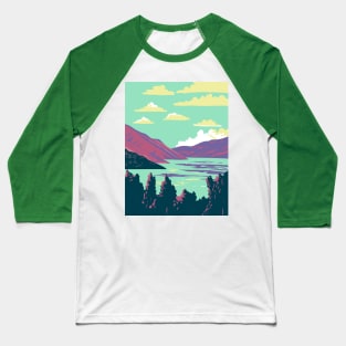 Deer Creek State Park in Wasatch County Utah USA WPA Art Poster Baseball T-Shirt